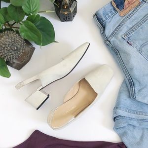 Ralph Lauren Suede Loafer Heels RLZ Vintage 8